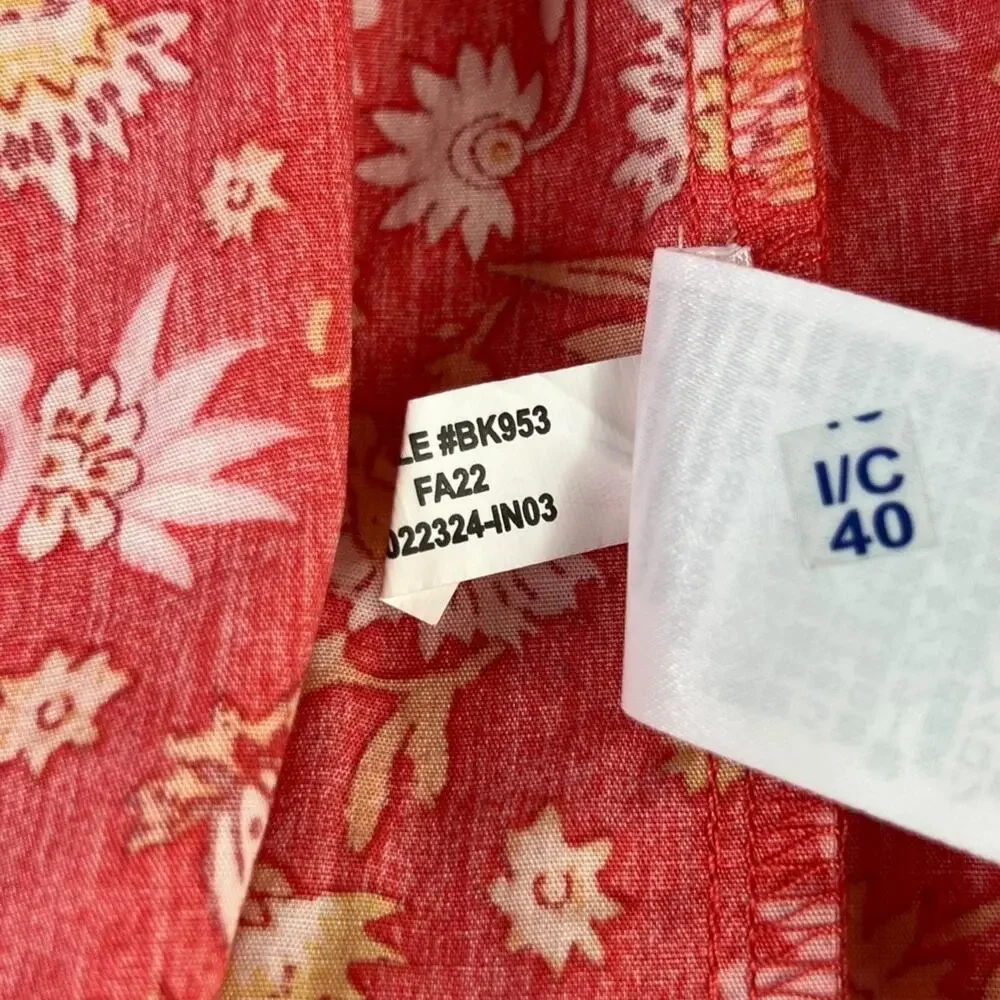 J.Crew Ruffle-Trim Tiered Maxi Dress in Sunny Blooms Size Large NWT - Picture 7 of 9